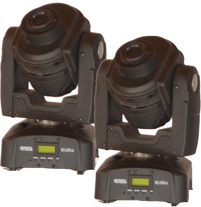 Music2Move assortiment Britaq moving heads