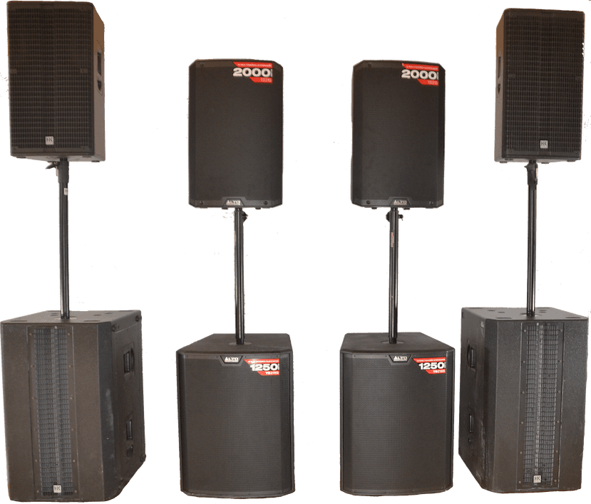 Music2Move assortiment speakerset Alto & HK audio